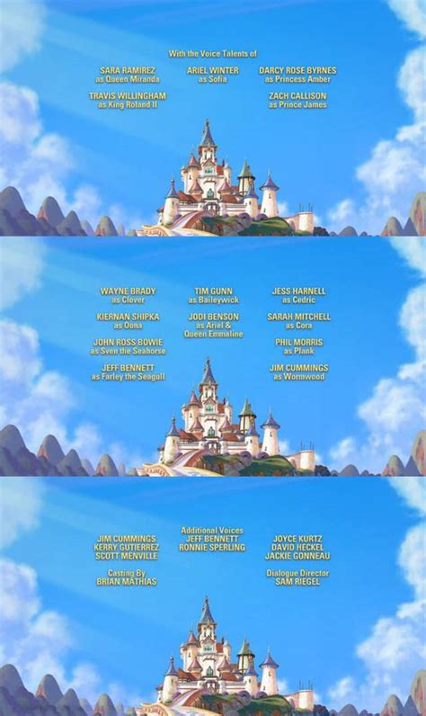 sofia the first credits|who voiced sofia the first.